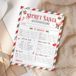 Geheime Santa Christmas Gift Exchange-vragenlijst<br><div class="desc">Maak het geven van geschenken gemakkelijk met deze Secret Santa Questionnaire! Ontdek perfecte cadeau-ideeën en voeg plezier toe aan uw vakantie-uitwisseling.</div>