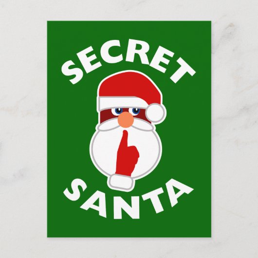Geheime Santa Feestdagenkaart (Voorkant)