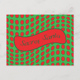 Geheime Santa Feestdagenkaart
