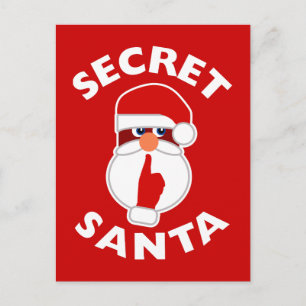Geheime Santa Feestdagenkaart