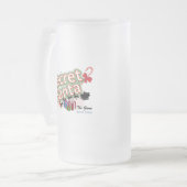 Geheime Santa Frosted Glass Pint Matglas Bierpul (Voorkant links)
