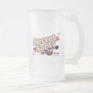 Geheime Santa Frosted Glass Pint Matglas Bierpul