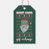 Geheime Santa Gift Exchange Sweater Vakantie Favor Cadeaulabel (Voorkant)