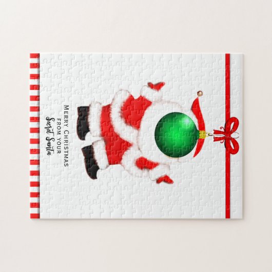 Geheime Santa Gift-ideeën Legpuzzel (Horizontaal)