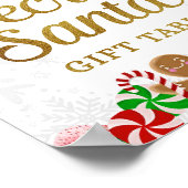 Geheime Santa Gift Tafel Teken Kerstmis Party Poster (Hoek)