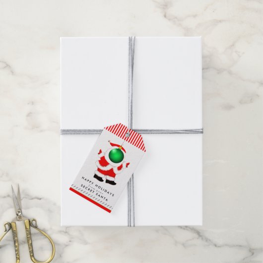 Geheime Santa Humor Cadeaulabel (Met Touw)