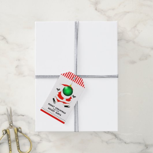 Geheime Santa ideeën Cadeaulabel (Met Touw)