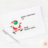 Geheime Santa ideeën Rechthoekige Sticker (Envelop)