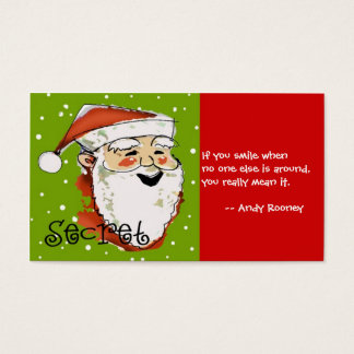 Geheime Santa Kaart
