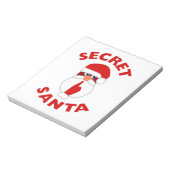 Geheime Santa Notitieblok (Linkerzijde)