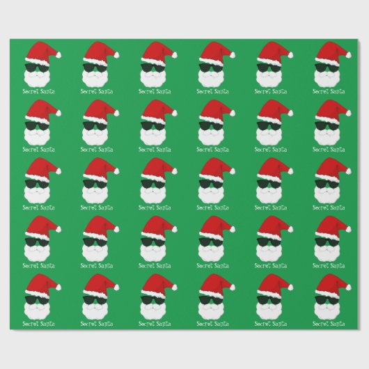 Geheime Santa Personaliseren Cadeaupapier (Vlak)