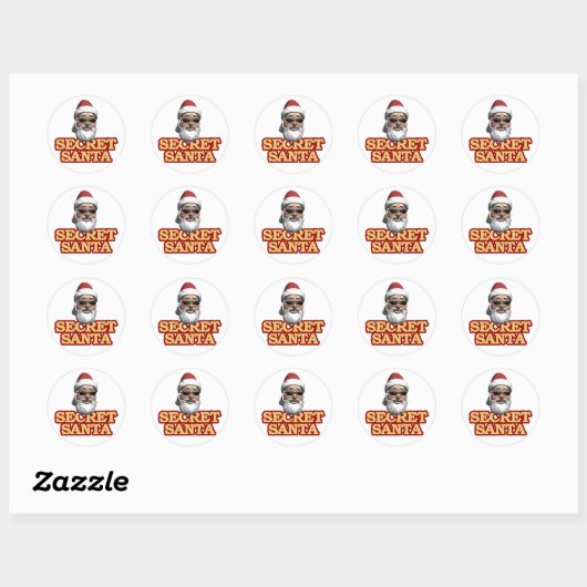 Geheime Santa vel van stickers (Vel)