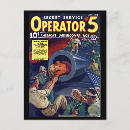 Geheime serviceoperator 5 - mei-jun 1939a_Pulp Art Briefkaart (Voorkant)