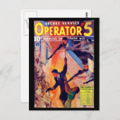 Geheime serviceoperator 5 - nov-dec 1937a_Pulp Art Briefkaart (Voorkant / Achterkant)