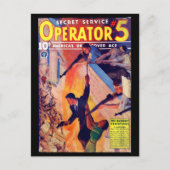 Geheime serviceoperator 5 - nov-dec 1937a_Pulp Art Briefkaart (Voorkant)