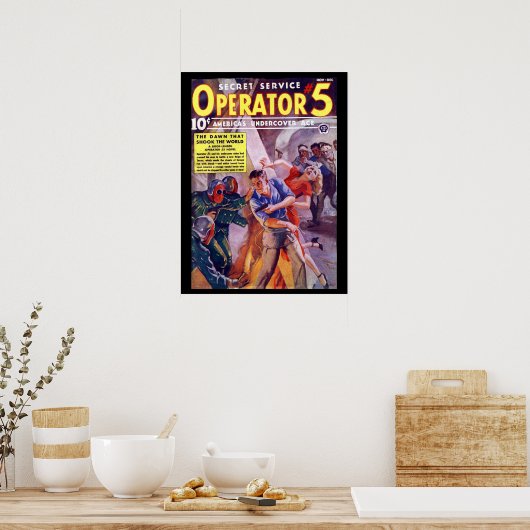 Geheime serviceoperator 5 - nov-dec 1938a_Pulp Art Poster (Keuken)