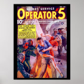 Geheime serviceoperator 5 - nov-dec 1938a_Pulp Art Poster (Voorkant)