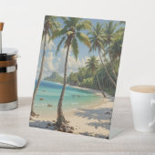 Geheime snorkelsite reclamebord met voetstuk (Insitu)