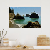 Geheime strand, Boardman State Park, Oregon, USA Poster (Keuken)