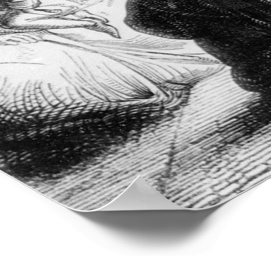 Geheime studie van Wycliffe's Bijbel Poster (Hoek)