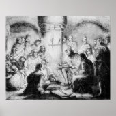 Geheime studie van Wycliffe's Bijbel Poster (Voorkant)