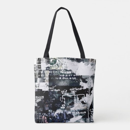 Geheime symbolen tote bag (Achterkant)