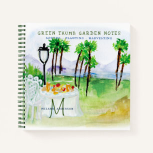 Geheime Tuin Aquarel Tuinierders Dagboek Notitieboek