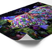 Geheime tuin, bedrukt poster (Hoek)