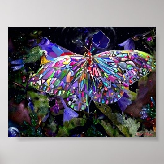 Geheime tuin, bedrukt poster (Voorkant)