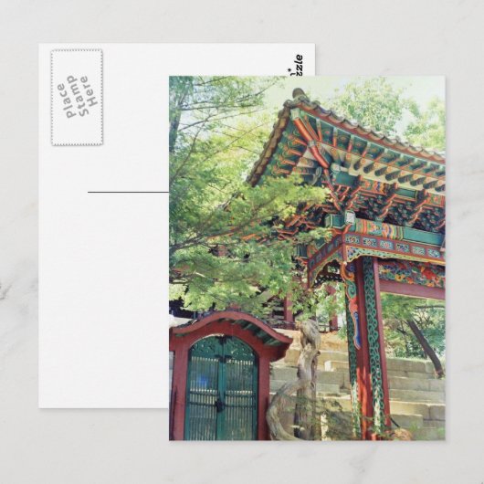 Geheime tuin Briefkaart (Voorkant / Achterkant)