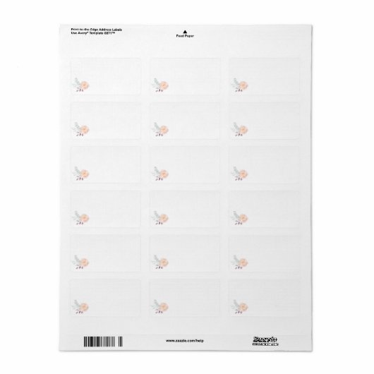 GEHEIME TUIN BRUILOFT ADRESETIKETTEN ETIKET (Full Sheet)