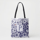 Geheime tuin geMonogramed All-Over Print Tas (Voorkant)
