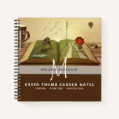 Geheime Tuin Groene Duim Tuinier Journal Notitieboek (Voorkant)