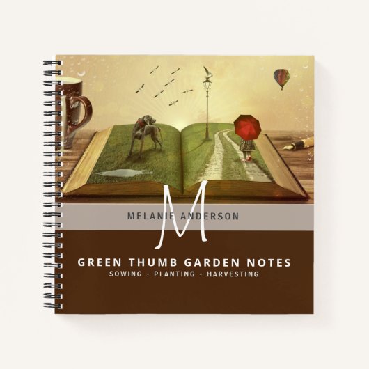 Geheime Tuin Groene Duim Tuinier Journal Notitieboek (Voorkant)