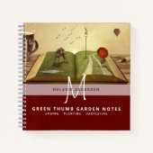 Geheime Tuin Groene Duim Tuinieren Journaal Notitieboek (Voorkant)