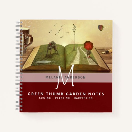 Geheime Tuin Groene Duim Tuinieren Journaal Notitieboek (Voorkant)