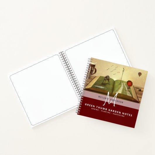 Geheime Tuin Groene Duim Tuinieren Journaal Notitieboek (Binnen)