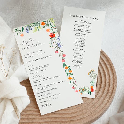 Geheime Tuin Huwelijksceremonie Programma