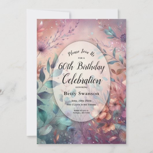 Geheime Tuin In De Avondgloed Custom Year Kaart (Voorkant)