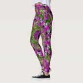 Geheime tuin (kleurrijk abstract patroon) leggings (Links)