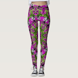 Geheime tuin (kleurrijk abstract patroon) leggings