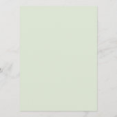 Geheime tuin rustieke Wildbloemen Menu (Achterkant)