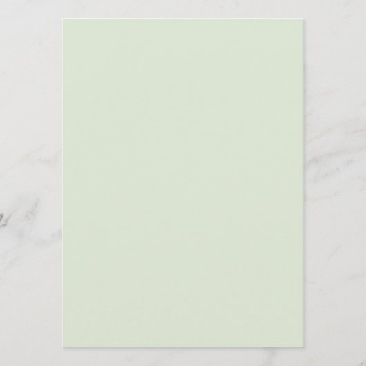 Geheime tuin rustieke Wildbloemen Menu (Achterkant)