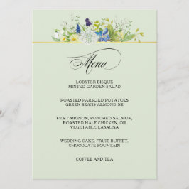 Geheime tuin rustieke Wildbloemen Menu