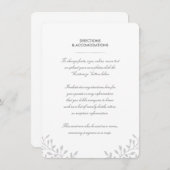 Geheime Tuin Trouwkaart Insteekkaart Informatiekaartje (Voorkant / Achterkant)