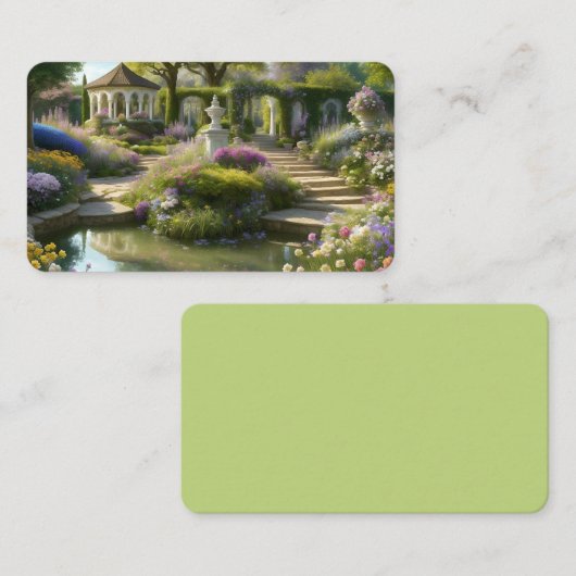 Geheime tuin van onze geest Bladwijzer Visitekaartje (Voorkant / Achterkant)