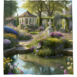 Geheime tuin van onze geest douchegordijn