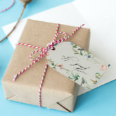 Geheime Tuin WildFlowers Frame Bedank kaart Cadeaulabel