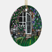 Geheime tuindeur keramisch ornament (Rechts)