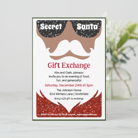 Geheime uitnodiging tot uitwisseling van cadeaus v (Staand voorkant)